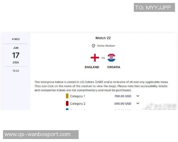 伯利票务平台世界杯门票高价转售价格暴涨至48倍引发关注